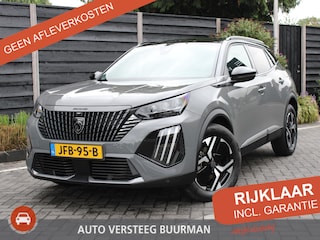 Peugeot 2008 GT 1.2 Hybrid 136PK e-DCS6 Automaat Navigatie, Camera 360, Pano-Opendak, Adaptieve Cruise Control, Lichtmetalen velgen, Zwart dak