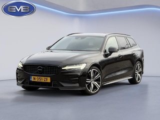 Volvo V60 2.0 B4 205 pk R-Design sport, Black edition, vele opties, sport leder, dealer onderhouden, 1 e eigenaar, NL auto met nap