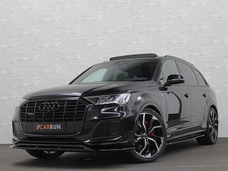Audi Q7 3.0 V6 380pk Hybrid S-Line Sportpack | Panorama | Leder | Luchtvering | 22" | LED-Matrix | Keyless-Go | 22 inch | Memory | Alarm | Stoelverwarming V+A | Camera | Virtual-Cockpit | 3-Zone Clima | Draadloos Laden | Standkachel | Rijklaarprijs!