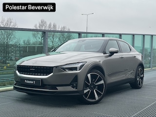 Polestar 2 Long Range Dual Motor Launch Edition 78kWh / Pano. dak / Harman Kardon / Elek. verstelbare stoelen / Voor+achter+stuur verwarmd / 360 camera / Keyless / Adaptive cruise /