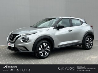 Nissan Juke 1.0 DIG-T Acenta Handgeschakeld / Allseason banden / Apple carplay Android auto / Stoelverwarming / Achteruitrijcamera / Nissan Connect Navigatie / Cruise control / Climate control / Lichtmetalen wielen 17“ /