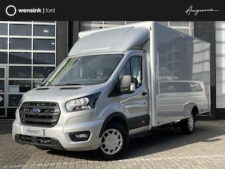 Ford Transit 350 170pk L4H1 Skeletal Bakwagen! Airco / Cruise control / Karhof Gesloten Bak + Deuren /  Bluetooth / Voorruitverwa. / DAB+ /  LAADVERMOGEN 1303 KG / BPM VRIJ!