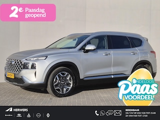 Hyundai Santa Fe 1.6 T-GDI PHEV Plug-in Premium Automaat / HUD / Afn. trekhaak 1.350 kg / EAER 58 km stad 69km / Elektrische achterklep / Stuur-,Stoel en Achterbankverwarming / Adaptief CC / Stoelventilatie / Rondomzicht camera /