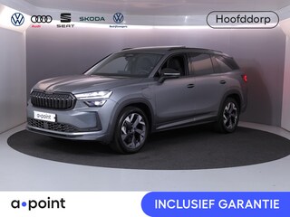 Skoda Kodiaq 1.5 TSI PHEV Sportline Business 204 pk Automaat (DSG) | Verlengde garantie | Navigatie | Panoramadak | Trekhaak (wegklapbaar) | Parkeersensoren | Achteruitrijcamera | Stoelverwarming v/a |