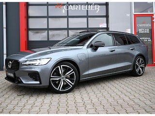 Volvo V60 2.0 T6 Recharge AWD R-Design | Pano | Leder | Led | Memory | ACC | Trekhaak | Stoel & Stuurwielverwarming | Adaptive Cruise | Harmon Kardon | Keyless | Camera | Dodehoek |