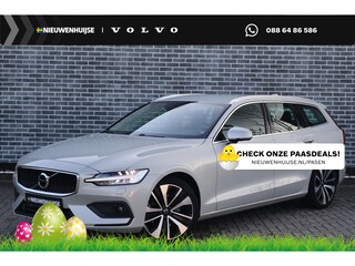 Volvo V60 2.0 T4 Momentum Pro | Adaptieve Cruise Control | Standkachel | Trekhaak | Stoel- en stuurverwarming | Actieve LED koplampen | Lederen bekleding | Achterbankverwarming | Dode hoek detectie BLIS |