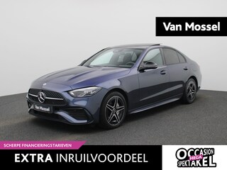 Mercedes-Benz C-klasse 300 e AMG Line | Automaat | Panoramadak | Climate Control | Navigatie | Apple Carplay / Android Auto | Memory Seats | Stoelverwarming | LED | Heads-Up Display | 360 Camera | Lichtmetalen AMG Velgen |  BTW AUTO |