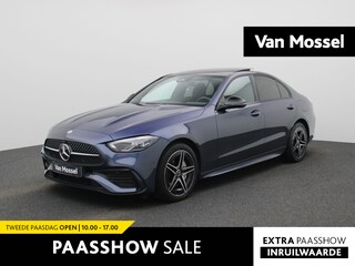 Mercedes-Benz C-klasse 300 e AMG Line | Automaat | Panoramadak | Climate Control | Navigatie | Apple Carplay / Android Auto | Memory Seats | Stoelverwarming | LED | Heads-Up Display | 360 Camera | Lichtmetalen AMG Velgen |  BTW AUTO |