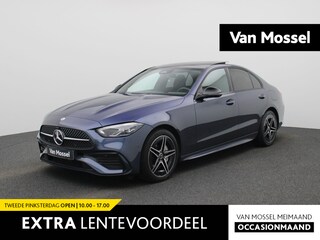 Mercedes-Benz C-klasse 300 e AMG Line | Automaat | Panoramadak | Climate Control | Navigatie | Apple Carplay / Android Auto | Memory Seats | Stoelverwarming | LED | Heads-Up Display | 360 Camera | Lichtmetalen AMG Velgen |  BTW AUTO |
