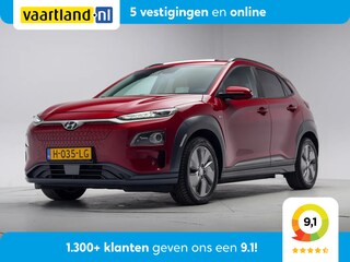 Hyundai Kona EV Premium Sky 64 kWh 3 fase [ Schuif/kanteldak Leder Stoelverwarming LED Navi ]