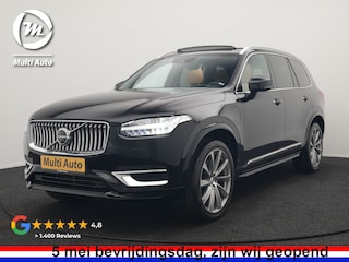 Volvo XC90 T8 Twin Engine AWD Inscription 7 Persoons Plug In Hybrid 394pk Dealer O.H. PHEV | Panodak | Adaptive Cruise | Luxe Lederen Sportstoelen Memory & Verwarmd | 360 Camera | Head Up | Harman Kardon | Apple Carplay | Blis | Virtual | Navigatie | 21"L.M |