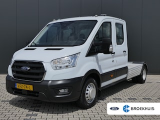 Ford Transit 470 2.0 TDCI L3H1 DC Trend RWD | DC | Trekker | Luchtremmen | 4650kg Trekgewicht | 5 Persoons | 1e Eigenaar
