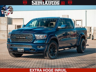 Dodge Ram SPORT | 5.7 V8 4x4 HEMI | PANORAMA DAK | GROOTSCHEM 12 INCH | LPG | Patriot Blue CREW CAB | DUBBELE CABINE | 5 PERSOONS | DC | VOORRAAD NR 2557 - 3328