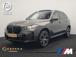 BMW X5 xDrive50e M Sport Plug In Hybrid 490pk Dealer O.H. PHEV | Panodak | Luchtvering | Laser LED | Head Up | Adaptive Cruise | 360 Camera | Lederen Sportstoelen Memory & Ventilatie | Bekerhouders Verwarmd & Gekoeld | Harman & Kardon