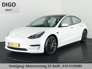 Tesla Model 3 LONGRANGE AWD 1e EIG ACCU SOD 92% ! GARANTIE 2031* RANGE TOT 592 KM WLTP !!!   BIJNA 2021 .TREKHAAK . PANORAMA DAK . VOOR & ACHTERSTOELEN VERWARMD . KEYLESS