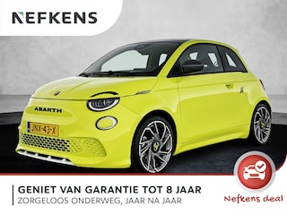 Abarth 500 Turismo 42 kWh 155pk Automaat | VOORRAAD VOORDEEL | Direct leverbaar | Glazendak | 3 Fase | Dodehoekdetectie | 18"LMV | Camera |