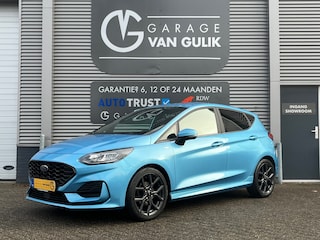 Ford Fiesta 1.0 EcoBoost Hybrid ST-Line 125PK Clima,Cruise,Isofix,Carplay,Pdc,ElektrRamen+Spiegels,Lane-Assist,Multi-Stuur,Led.