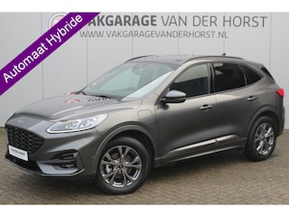 Ford Kuga 2.5-225pk Plug-in Hybrid ST-Line X. Hybride rijden voor een reële prijs ! Adaptive Cruise Control, Stoel-, achterbank, stuur- en voorraamverwarming, autm. airco dual, camera v+a, elektr. achterklep, side- en lane assist etc.