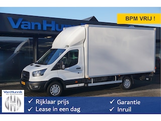 Ford Transit 350L 130PK Bakwagen BPM VRIJ!! Camera, Luchtvering, Dhollandia Klep, Lat om Lat!! NR. JE01*