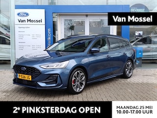 Ford Focus Wagon 1.0 EcoBoost ST Line X Business | Adaptieve Cruise Control | Trekhaak | Stoel/stuur voorruitverwarming | 18 inch LMV | Dodehoekdetectie | Elek. achterklep