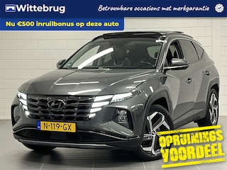 Hyundai Tucson 1.6 T-GDI HEV Premium Sky TREKHAAK 1650 KG TREKGEWICHT! | PANORAMADAK | LEDER | BOMVOL OPTIES!