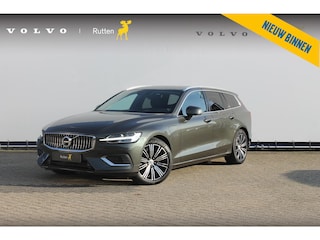 Volvo V60 T6 350PK Automaat Recharge AWD Inscription Panoramisch schuif-kanteldak / Semi elektrisch wegklapbare trekhaak / DAB+ / Apple Carplay / Lederen bekleding / 360graden camera