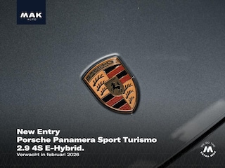 Porsche Panamera Sport Turismo 2.9 4S E-Hybrid, SportDesign, pano, keyless, InnoDrive, luchtv., sp.uitlaat, matrix-LED, Bose, sp.chrono, 360° camera