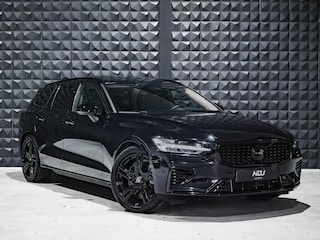 Volvo V60 2.0 T6 Plug-in hybrid AWD Ultra Dark | Pano | H&K | HUD | Trekhaak | Leer |