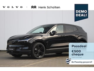 Volvo EX30 Single Motor Extended Range Plus 69 kWh Black Edition Europa | Adaptieve Cruise Control met Pilot Assist | Sfeerverlichting interieur | Premium audio by Harman Kardon | Verwarmbare voorstoelen + stuurwiel | Park Assist voor + achter | Parkeercamera | Blind Spot Information System |