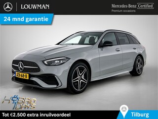 Mercedes-Benz C-klasse Estate 300 e AMG Plug-In Hybride AMG Line | Night Pakket | Memory Voorstoelen | Easy-Pack Achterklep | Stuur en Stoelverwarming. Inclusief 24 maanden Mercedes-Benz Certified garantie voor Europa.