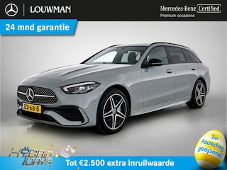 Mercedes-Benz C-klasse Estate 300 e AMG Plug-In Hybride AMG Line | Night Pakket | Memory Voorstoelen | Easy-Pack Achterklep | Stuur en Stoelverwarming. Inclusief 24 maanden Mercedes-Benz Certified garantie voor Europa.