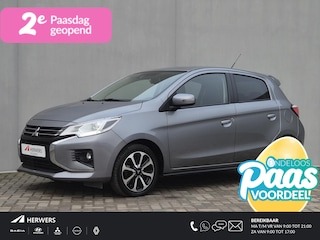 Mitsubishi Space Star 1.2 Instyle Automaat / Fabrieksgarantie tot 13-02-2031 / Navigatie via Apple Carplay of Android Auto / Airco / Stoelverwarming / Achteruitrijcamera / Cruise control / Keyless Entry/Start /