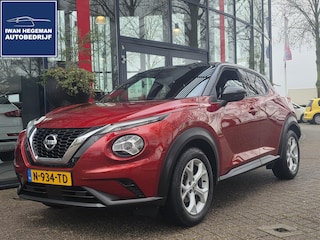 Nissan Juke 1.0 DIG-T Tekna AUTOMAAT | Trekhaak | Navigatie via Apple Carplay | Cruise Control | Climate Control | Parkeersensoren + Camera