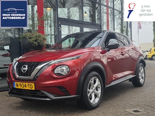 Nissan Juke 1.0 DIG-T Tekna AUTOMAAT | Trekhaak | Navigatie via Apple Carplay | Cruise Control | Climate Control | Parkeersensoren + Camera