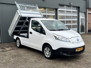 Nissan NV200 Business 40 kWh Elektrische Kipper Openlaadbak met Airco Cruise controle Telefoonverbinding 2-Persoons Kieper Pick-up P-up Ex gemeente