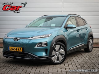 Hyundai Kona EV Premium 64 kWh | Clima | Navi | Cruise | Leer | Stoel/Stuurverwarming | Led | Pdc | Stoelkoeling | SOH 100% | 3 fase lader