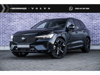 Volvo XC60 2.0 T8 Plug-in hybrid AWD Ultra Black Edition | Luchtvering | Gelamineerd Glas | Trekhaak | Panoramadak | Adaptieve Cruise Control | Head Up Display |