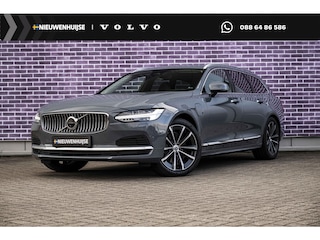 Volvo V90 2.0 T6 Plug-in hybrid AWD Plus Bright | Adaptieve Cruise Control | Trekhaak | 360° Parkeercamera | Harman Kardon Audio | Stoel-/Stuurverwarming | Dodehoek Detectie | Head-Up Display |