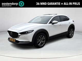 Mazda CX-30 2.0 e-SkyActiv-X M Hybrid Luxury | Adaptieve Cruise Control | Navigatie | Bose Premium Audio | Headup-Display | Lederenbekleding | Stoel Geheugen | Stoel/Stuur Verwarming | Schuif/Kantel Dak |