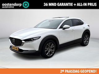 Mazda CX-30 2.0 e-SkyActiv-X M Hybrid Luxury | Adaptieve Cruise Control | Navigatie | Bose Premium Audio | Headup-Display | Lederenbekleding | Stoel Geheugen | Stoel/Stuur Verwarming | Schuif/Kantel Dak |