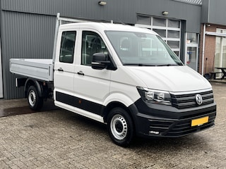 Volkswagen Crafter 35 2.0 TDI DC Open laadbak Airco Cruise controle Pick-up Euro 6 Parkeerhulp achter evt 3000kg trekgewicht 6 persoons p-up bakwagen open laadbak Pritsche