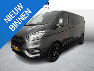 Ford Transit Custom 300 2.0 TDCI L2H1 Limited DC met o.a. Een Achteruitrijcamera, Parkeersensoren, Een Navigatiesysteem, Dodehoek detectie en Een Trekhaak
