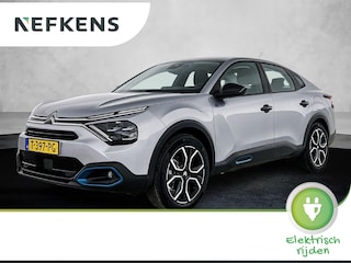 Citroën C4 Ë-C4 X EV Feel 50kWh 136pk | Accu SOH 95,3% | Navigatie via Apple Carplay / Android Auto | Climate Control | Cruise Control | Parkeersensoren | Armsteun | Led koplampen | Adaptief demping systeem | Bluetooth | DAB+ radio | Volledig digitaal instrumentenpaneel | Armsteun | 18" lichtmetalen velgen |