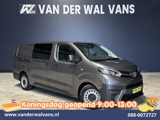 Toyota Proace 2.0 D-4D 145pk L3H1 Dubbele Cabine Euro6 Airco | 6-Zits | Navigatie | Apple Carplay | Cruisecontrol Android Auto, Parkeersensoren