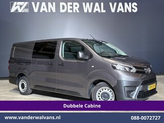 Toyota Proace 2.0 D-4D 145pk L3H1 Dubbele Cabine Euro6 Airco | 6-Zits | Navigatie | Apple Carplay | Cruisecontrol Android Auto, Parkeersensoren