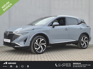 Nissan Qashqai 1.3 MHEV Xtronic Tekna Plus Automaat / Facelift / Fabrieksgarantie tot 05-2028<100.000 km / Cold Pack / Head Up Display / Trekgewicht 1800 kg / Panoramadak / Bose Audio Systeem / Voorstoelen met massage functie / Rondomzicht camera /