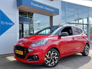 Hyundai i10 1.0 T-GDI 100pk N Line 5-zits | Origineel NL | Navi | Apple Carplay + Android Auto | Clima | Cruise | Pdc+Camera | Rijstrook+Lichtsensor | Stoelverwarming | Mistlampen | Privacy Glass |16''lm