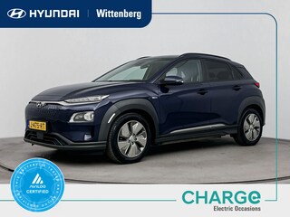 Hyundai Kona EV Premium 64 kWh | Soh 96,5 % | Navigatie, Apple car play Android auto| stoel verwarming en koeling |