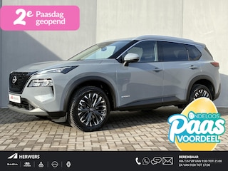 Nissan X-Trail 1.5 e-Power Tekna / Fabrieksgarantie t/m 05-2028 / Apple Carplay/Android Auto / Adaptieve Cruise Control / Stoel-/Stuur-/Voorruitverwarming / Elektrische Achterklep / All-Season banden / Navigatie / Achteruitrijcamera /
