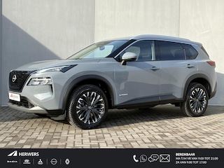 Nissan X-Trail 1.5 e-Power Tekna / Fabrieksgarantie t/m 05-2028 / Apple Carplay/Android Auto / Adaptieve Cruise Control / Stoel-/Stuur-/Voorruitverwarming / Elektrische Achterklep / All-Season banden / Navigatie / Achteruitrijcamera /